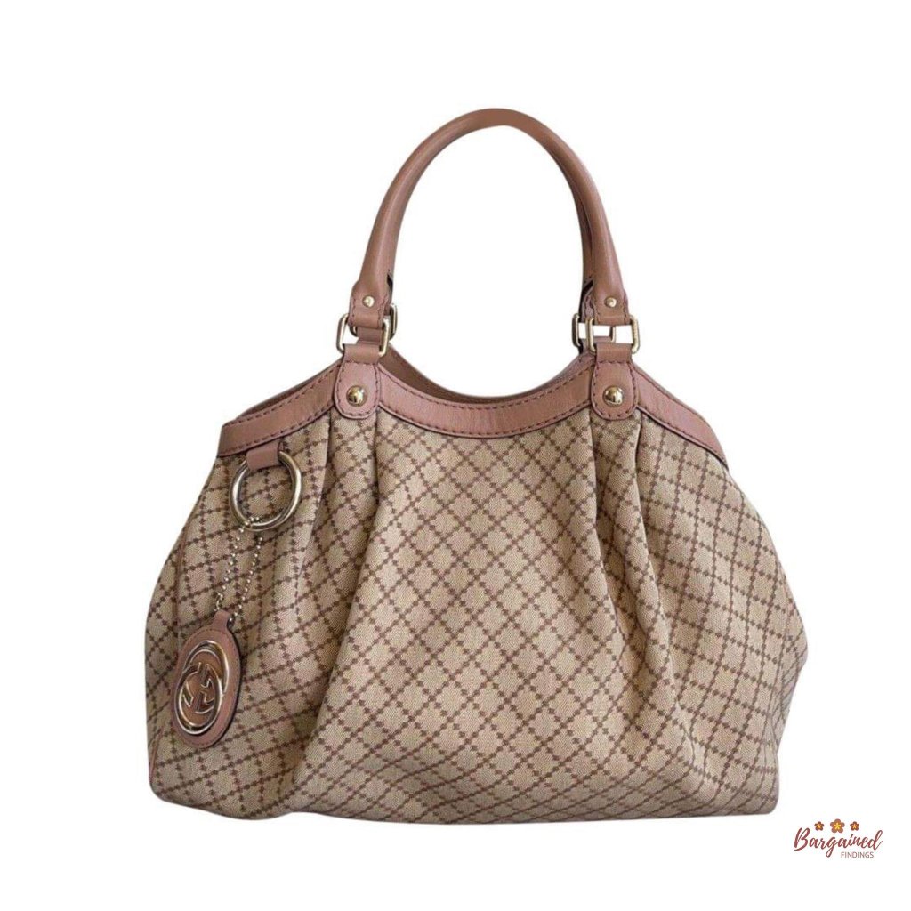 Gucci | Bags | Gucci Diamante Sukey Tote Bag 21944 | Poshmark